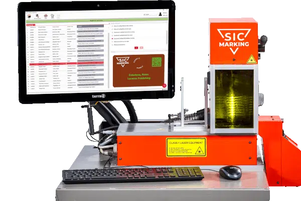 automated laser marking station TAGMARK