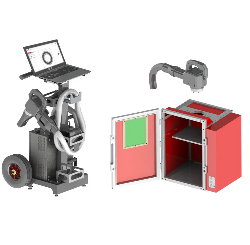 Mobiler Laser L-MOOV mit Laserstation oder fahrbarem Untersatz
